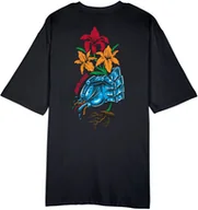 Koszulki i topy damskie - t-shirt damski SANTA CRUZ WOOTEN BIONIC OVERSIZED TEE Black - miniaturka - grafika 1