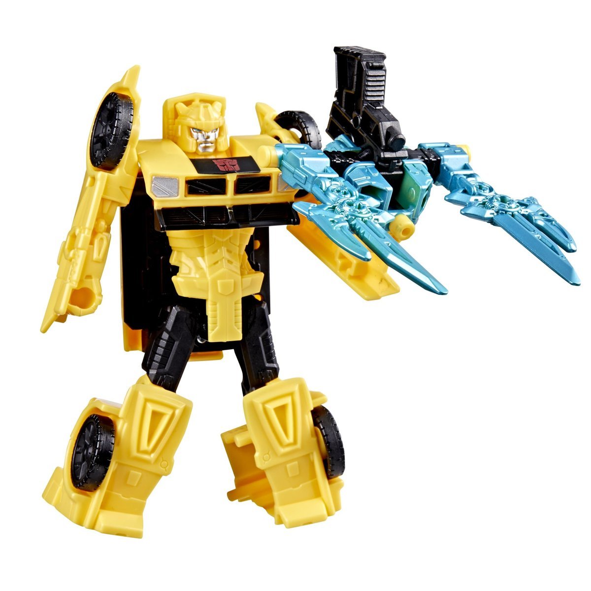 Figurka Bumblebee z kolekcji Transformers CYBERWORLD Armored Cyber Changers