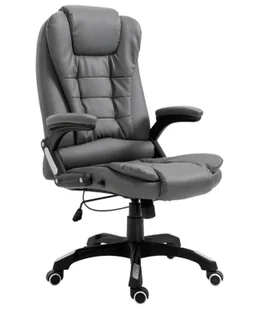 Fotel biurowy, krzesło biurowe Szary Rozkładany Fotel Gabinetowy C0-N34 - Fotele i krzesła biurowe - miniaturka - grafika 1