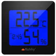 Termometry kuchenne - Termometr Elektroniczny Stacja + Higrometr 5W1 Lcd Ruhhy - miniaturka - grafika 1