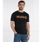 Koszulki męskie - HUGO T-shirt Dulivio | Regular Fit - miniaturka - grafika 1