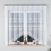 Firany - Firana Hernani 160 x 410 cm biały - miniaturka - grafika 1