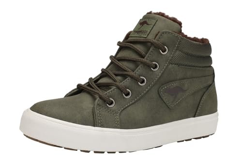 KangaROOS Kavu I High-Top buty dziecięce, uniseks, Olive Coffee, 31 EU