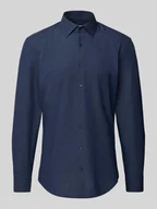 Koszule męskie - Koszula biznesowa o kroju super slim fit z listwą guzikową - miniaturka - grafika 1