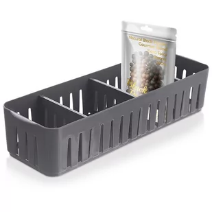 Orion Organizer Pojemnik Kuchenny Na Przyprawy W Torebkach Zioła Dzielony Szary - Pojemniki kuchenne - miniaturka - grafika 1