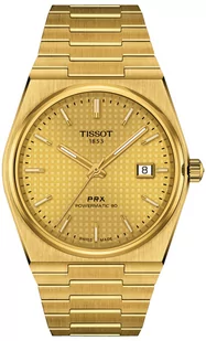 Zegarek Zegarek Tissot T137.407.33.021.00 PRX POWERMATIC 80 - Zegarki męskie - miniaturka - grafika 1
