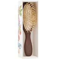 Szczotki i grzebienie do włosów - Christophe Robin Travel Hairbrush 100% Natural Boar-Bristle and Wood - miniaturka - grafika 1