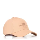 Czapki damskie - Damska czapka z daszkiem bawełniana różowa - miniaturka - grafika 1