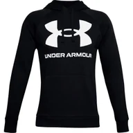Bluzy sportowe męskie - Bluza męska Under Armour  Rival Fleece Big Logo HD-BLK L - miniaturka - grafika 1