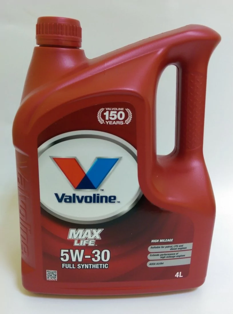 Valvoline 5w30 A3/B4 MaxLife 4L