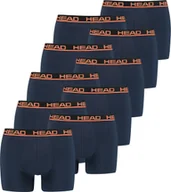 Majtki męskie - Bokserki męskie HEAD, 2-pak - Basic, bawełna stretch, jednokolorowe ciemnoniebieskie/pomarańczowe XL - miniaturka - grafika 1