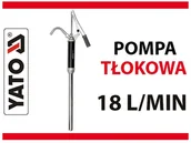 Pozostałe narzędzia ogrodowe - YATO POMPA TŁOKOWA DO OLEJU POMPKA DO BECZKI YT-0712 - miniaturka - grafika 1
