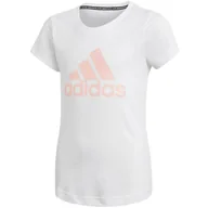 Pozostała odzież narciarska - Koszulka dla dzieci adidas Must Haves BOS TEE biała GE0959 - miniaturka - grafika 1