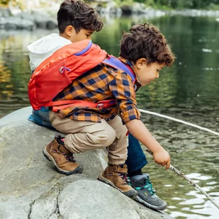 Buty trekkingowe dziecięce KEEN RIDGE FLEX MID WP - Buty trekkingowe dziecięce - miniaturka - grafika 2