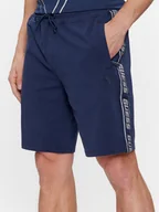 Spodenki męskie - Guess Szorty materiałowe Arlo Z2YD02 K6ZS1 Granatowy Loose Fit - miniaturka - grafika 1