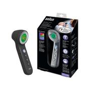 Termometry - Braun No Touch + touch BNT400 Black Termometr bezdotykowy do czoła 5w1 z Age Precision - miniaturka - grafika 1