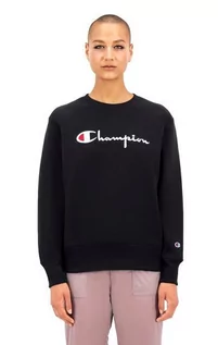 Bluzy damskie - Champion, Bluza damska, Reverse Weave Sweatshirt - 113795-KK001, rozmiar XS, czarny - grafika 1