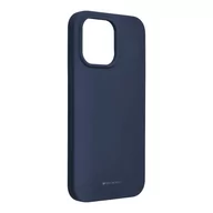 Etui i futerały do telefonów - OEM Futerał Mercury Silicone do iPhone 14 PRO MAX niebieski - miniaturka - grafika 1