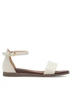 Sandały damskie - Clara Barson Sandały MAGNA WS5811-01 Beżowy - miniaturka - grafika 1