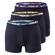 Majtki męskie - Męskie Bokserki NIKE TRUNK 3PK 0000KE11522ND – Czarny - miniaturka - grafika 1