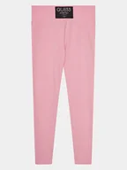 Legginsy - Guess Legginsy J4RB04 J1314 Różowy Slim Fit - miniaturka - grafika 1