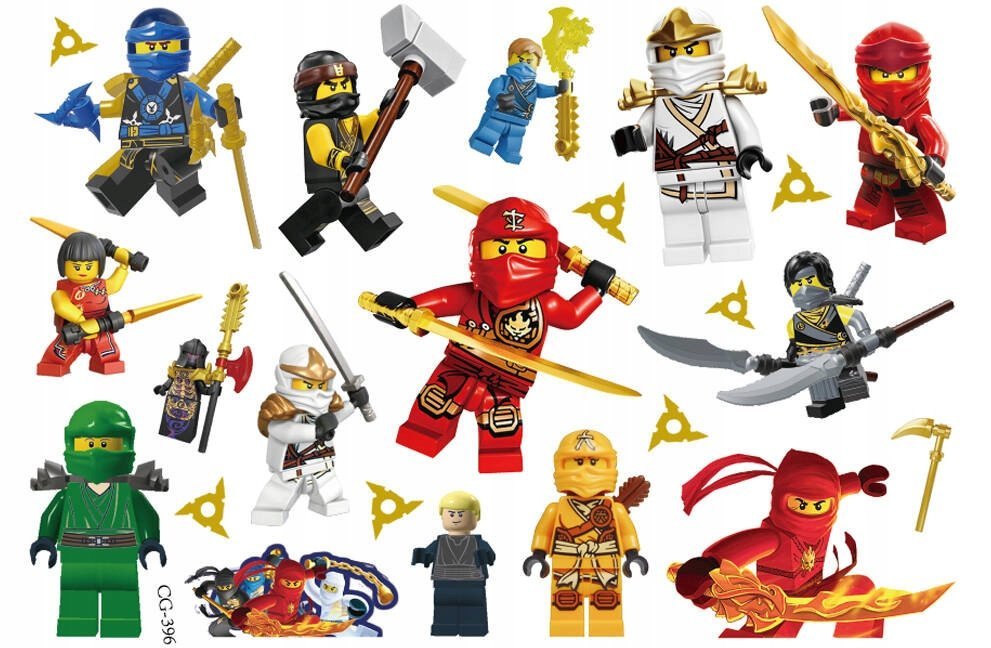 Tatuaże dla Dzieci NINJAGO (1 szt) CG-396