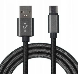 KABEL USB DO TELEFONU TYP C 100CM CZARNY USB-C - Kable USB - miniaturka - grafika 1