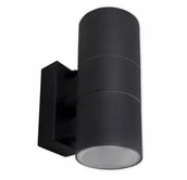 Lampy ogrodowe - LVT Lampa Elewacyjna Led Elor Czarna OO0993 - miniaturka - grafika 1