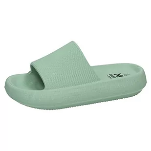 XTI Płaskie sandały damskie 44489, Woda, 38 EU - Sandały damskie - miniaturka - grafika 1