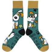 Skarpetki damskie - Molom Skarpetki Godne życie pies 42/46 - miniaturka - grafika 1