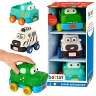 Zabawki zdalnie sterowane - Zestaw 3 autek sensorycznych z napędem Batatt - Safari Speedsters - miniaturka - grafika 1