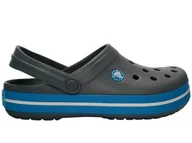 Klapki i japonki damskie - Crocs, Klapki, Crocband Charcoal/Ocean, rozmiar 37 1/2 - miniaturka - grafika 1