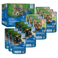 Mokra karma dla kotów - BOZITA Karma mokra dla kotów Sterilised Kawałeczki w sosie z mięsem Multibox 12 x 85 g - miniaturka - grafika 1
