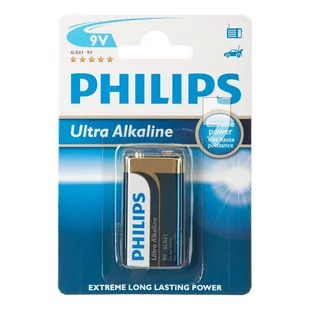 Philips Bateria 6LR61E1B/10 EXTREME LIFE PLUS 1szt ( 30% więcej mocy niż zwykłe - Baterie i akcesoria - miniaturka - grafika 2