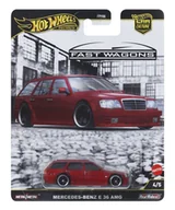 Samochody i pojazdy dla dzieci - HOT WHEELS Premium Mercedes-Benz E 36 AMG Czerwony Fast Wagons Premium - miniaturka - grafika 1