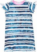 Sukienki - Replay Sukienka dziewczęca SG3239, 010 biała/niebieska w paski, 12A, 010 White/Blue Striped, 12 Lata - miniaturka - grafika 1