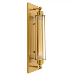 Cosmo Light Kinkiet YORK mosiądz W01349BR W01349BR - Lampy ścienne - miniaturka - grafika 1