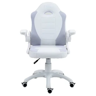 Cobra Junior Pro CRF-2307 Dla dzieci do 100kg Skóra ECO Biały - Fotele gamingowe - miniaturka - grafika 1