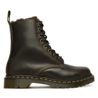 Botki damskie - Trzewiki Dr. Martens 1460 Pascal Bex Fl DM41414020 Brązowy - miniaturka - grafika 1