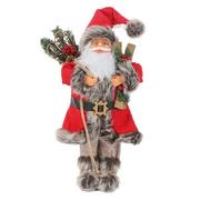 Ozdoby bożonarodzeniowe - Duży Święty Mikołaj Świąteczna Ozdoba Figurka 45 cm Święta Dekoracja CZERWONY - miniaturka - grafika 1