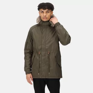 Regatta Męska Kurtka Parka Zimowa Salinger Iii Ciemne Khaki, Rozmiar: 5XL - Kurtki męskie - miniaturka - grafika 1