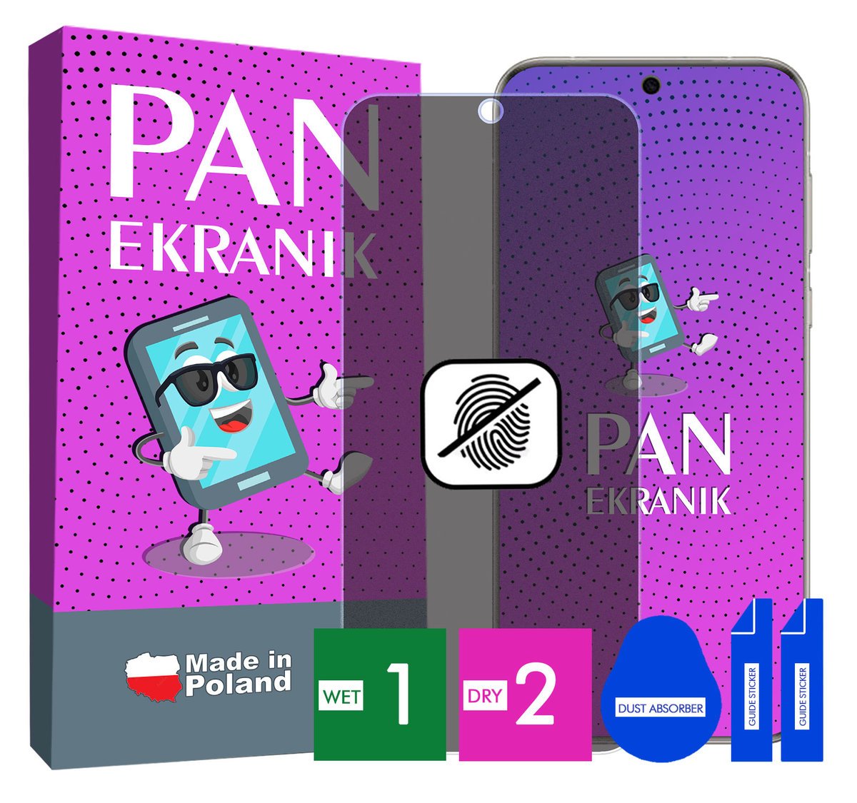 FOLIA 5D PRYWATYZUJĄCA MATOWA DO HUAWEI PURA 70 PRO ULTRA CAŁY EKRAN