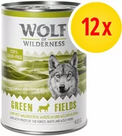 Mokra karma dla psów - Zestaw Wolf of Wilderness Adult, 12 x 400 g - Wild Hills, kaczka - miniaturka - grafika 1