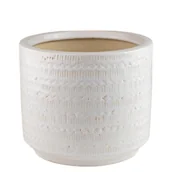 Donice - Donica AZTECA biała S - miniaturka - grafika 1