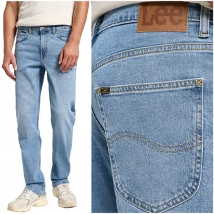 Lee BROOKLYN STRAIGHT Horizon klasyczne proste spodnie jeansowe W36 L30 - Spodnie męskie - miniaturka - grafika 1