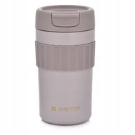 Kubki termiczne - 98891 Kubek termiczny Nino 450 ml beżowy AMBITION - miniaturka - grafika 1
