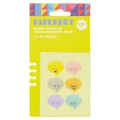 Zakładki indeksujące - Paperdot, Zestaw Karteczek Samoprzylepnych, Buźki, 6x20 Arkuszy - miniaturka - grafika 1