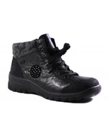 Botki damskie - BOTKI RIEKER - L7110-01 BLACK - Rieker - miniaturka - grafika 1