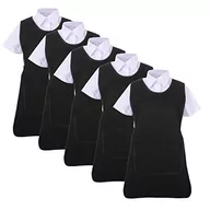 Fartuchy i rękawice kuchenne - MISEMIYA - Pack*5 Pcs - Fartuch Jednolite Czyszczenie Pracy KLINICA MEDYCZNE Czyszczenie Weterynaryjne Hostelaria- Ref.868, Czarny 21, M - miniaturka - grafika 1