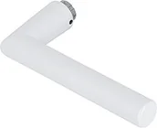 Klamki - Amsterdam - Rączka klamki z aluminium z otworem na trzpień, biały - miniaturka - grafika 1